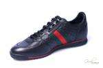 GUCCI MENS SNEAKERS SZ. 44 (10) ORIGINAL NEW SHOES LEATHER GG 233334 