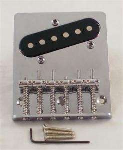 LEFT HANDED BRIDGE ASSEMBLY FOR FENDER TELECASTER /CR  