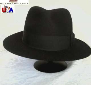 Michael Jackson Billie Jean Style Black Fedora Hat  