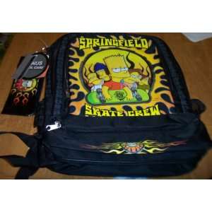  THE SIMPSONS SPRINGFIELD SKATE CREW BACKPACK Toys & Games