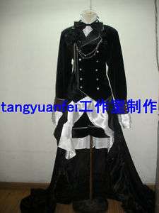 Kuroshitsuji Black Butler Ciel Phantom Cosplay Costume  