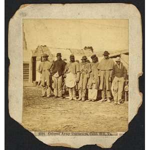  Colored army teamsters,Cobb Hill,Virginia