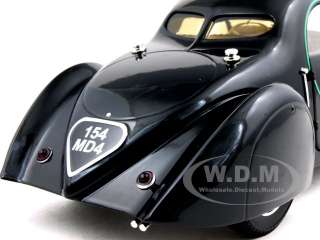   model of 1937 peugeot 302 darl mat coupe black die cast car model