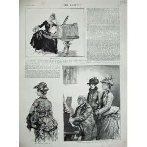   1889 Signor Li Calsi Piano Music Teacher Women Ladies
