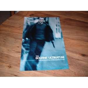 The Bourne Ultimatum New 11 x 17 one sided movie poster. Never hung 