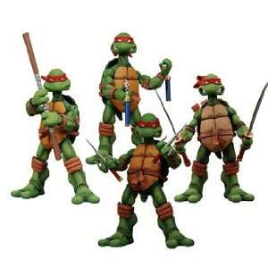   Mutant Ninja Turtles Action Figures Box Set of 4 Toys & Games
