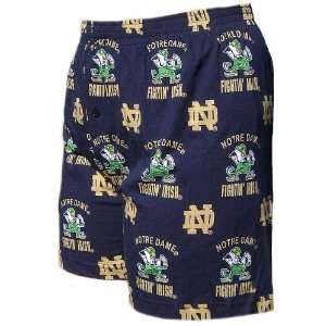  Notre Dame Fighting Irish Mens Maverick Blue Boxer Shorts 