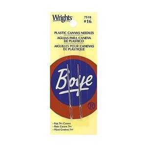  Boye Metal Plastic Canvas Needles Size 16 2/Pkg 7518; 6 