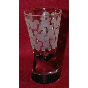 Disney Etched Mickey Ear Shot Glass:  Kitchen & Dining