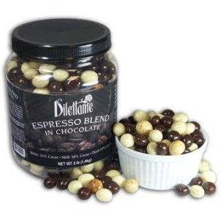 Chocolate Espresso Bean Blend   White, Milk & Dark Chocolate   3lb Jar 