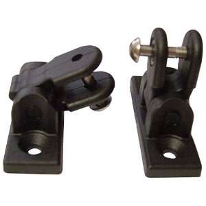  CARV DECK HINGE BLK NYL PAIR