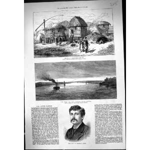  1877 Artist Bromley War Danube Braila Wallachan Village 