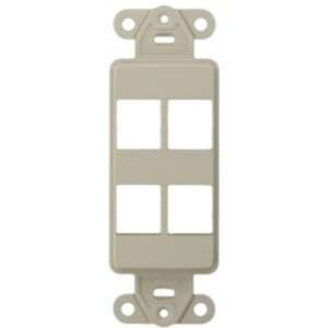  Leviton 41644 00T INSERT 4 PORT DECORA LA