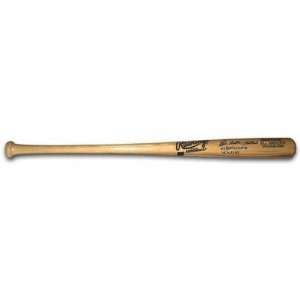  Bill Madlock Autographed Blonde Baseball Bat with 4x 