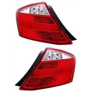   LED TAIL LIGHT RED/CLEAR (WITH REMOVABLE GRAY STRIP) NEW: Automotive