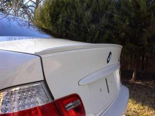 PAINTED 1999 2005 BMW E46 M3 STYLE TRUNK LIP SPOILER  