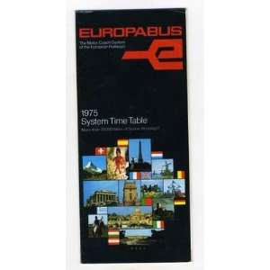   : Europabus 1975 System Time Table European Railways: Everything Else