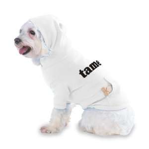  tame Hooded T Shirt for Dog or Cat X Small (XS) White: Pet 