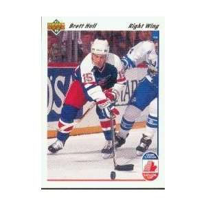  1991 92 Upper Deck #33 Brett Hull Canada Cup Sports 