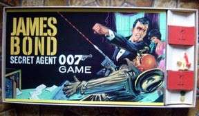 Vintage 1964 James Bond Secret Agent 007 Board Game  