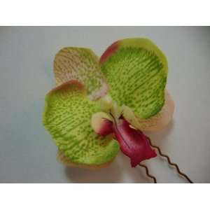  NEW Green Orchid Hair Pins  Set of 3, Limited. Beauty