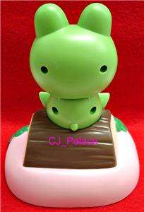 Nohohon Flip Flap Solar Powered Toys Frog with Pink Book (No Batteries 
