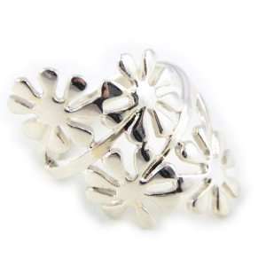  Ring silver Flora.   Taille 58 Jewelry
