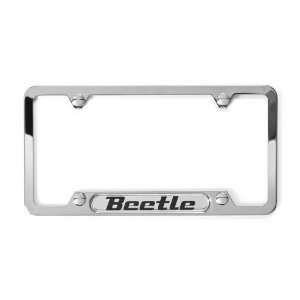   Stainless Steel License Plate Frame 2012 New Beetle: Automotive