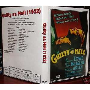   GUILTY AS HELL   Edmund Lowe   Victor McLaglen   DVD: Everything Else