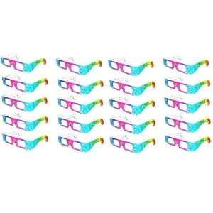  Rainbow Design Fireworks Glasses   20 Pair Toys & Games