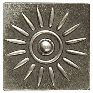   CS491 00500 Metal Sun Insert 2 Tile Accent in Pewter: Everything Else