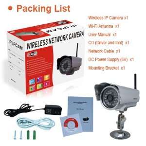  Wireless/Wired Surveillance CCTV 6mm Lens Camera, night 