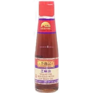 Lee Kum Kee sesame oil blended with soy bean oil 7 fl oz Glass Bottle 