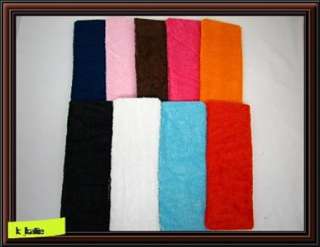 Pick 1 Cotton Sweat Band Sports Head Band   