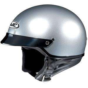  HJC CS 2N Solid Helmet   Small/Light Silver: Automotive