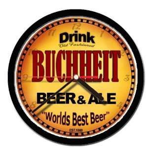  BUCHHEIT beer and ale cerveza wall clock: Everything Else