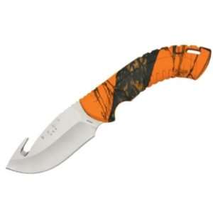 Buck Knives 393CMG9 Omni Hunter Fixed Blade Knife with Blaze Orange 