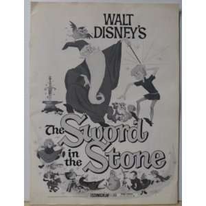  The Sword In the Stone 1963 Pressbook Walt Disney 