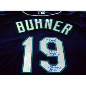  Jay Buhner Autographed Mariners Jersey MCS COA: Sports 