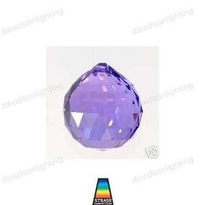  40mm Swarovski Strass Blue Violet Crystal Ball Prisms 