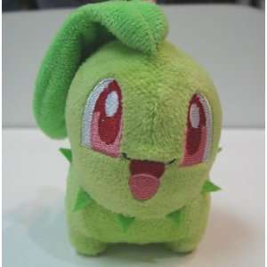  Pokemon Chikorita Cute Small 3.5 Inches Plush Doll 