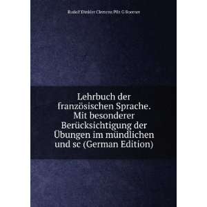   bungen im mÃ¼ndlichen und sc (German Edition): Rudolf Dinkler