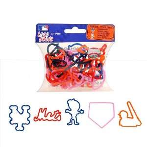  MLB New York Mets Team Player Logo Bandz Bracelets: Sports 