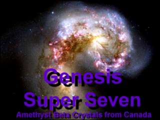 Genesis Super Seven Red Elestial Lightbrary Crystal  