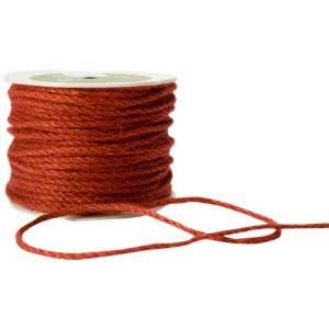   Arts 1/8 Inch Wide Ribbon, Orange Burlap Cord Arts, Crafts & Sewing
