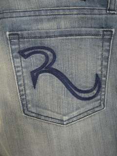 Rock & Republic Maternity Jeans Brie Straight Leg Petite Infidelity 28 