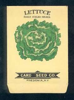 15 Different,Vintage 1910 1915 CARD CO SEED PACKETS, NR  