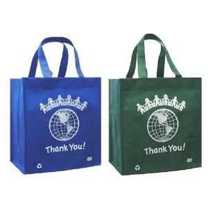  Reusable Grocery Totes, Super Saver 12 Pk, Thank You 