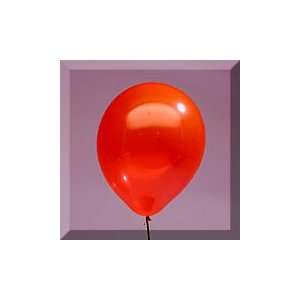     12 Bright Red Transparent Latex Balloon