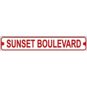  Sunset Boulevard Novelty Metal Beach Street Sign